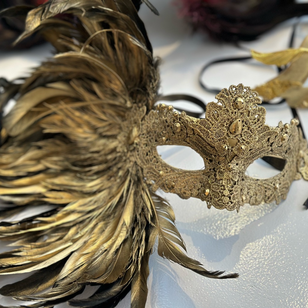 Gold Handmade Gold Mask